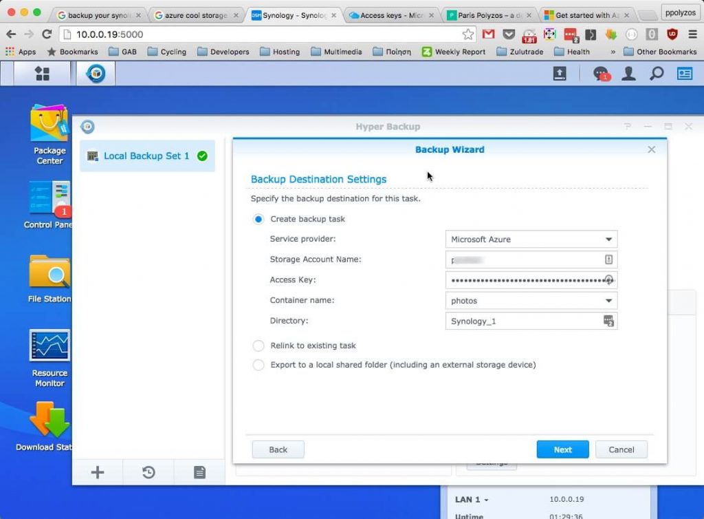 synology-link-azure-storage-account