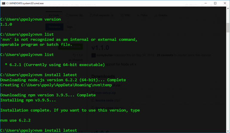 update node js nvm update node js nvm
