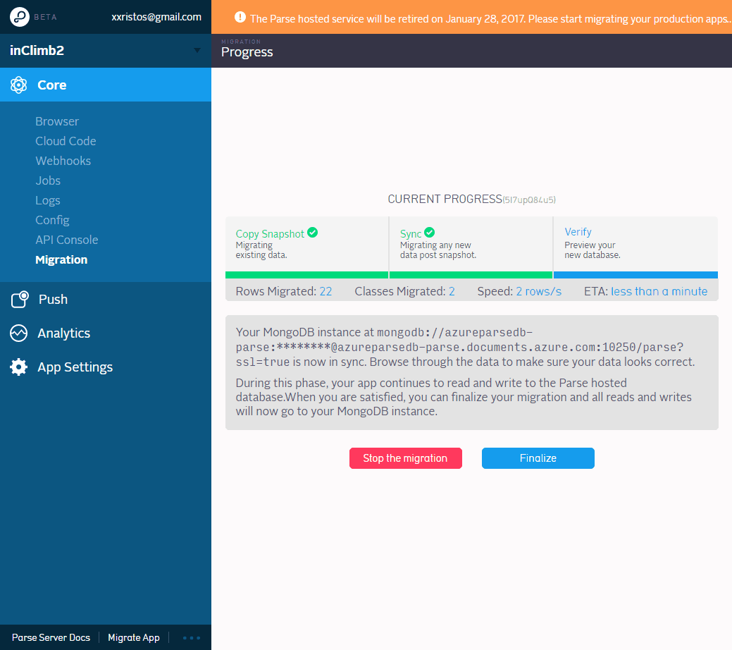 Start with Parse Server on Azure (Managed Services) – Paris Polyzos' blog